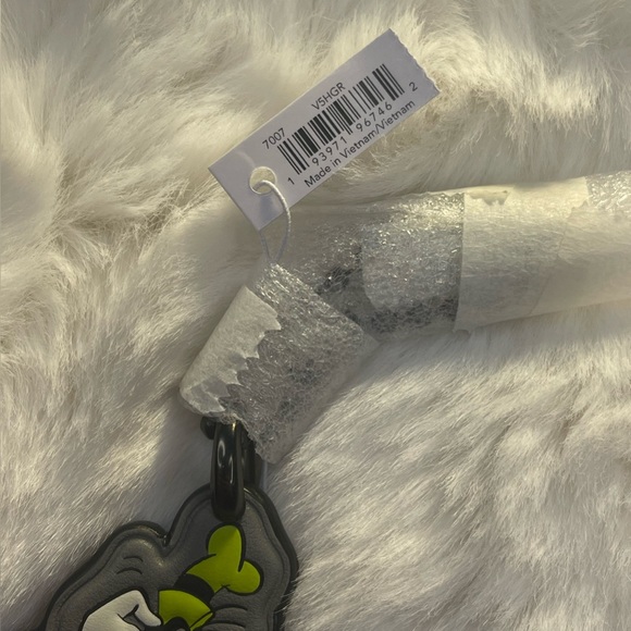 NWT Coach Disney Goofy Leather Hang Tag Bag Charm Key Chain Fob - Picture 4 of 4